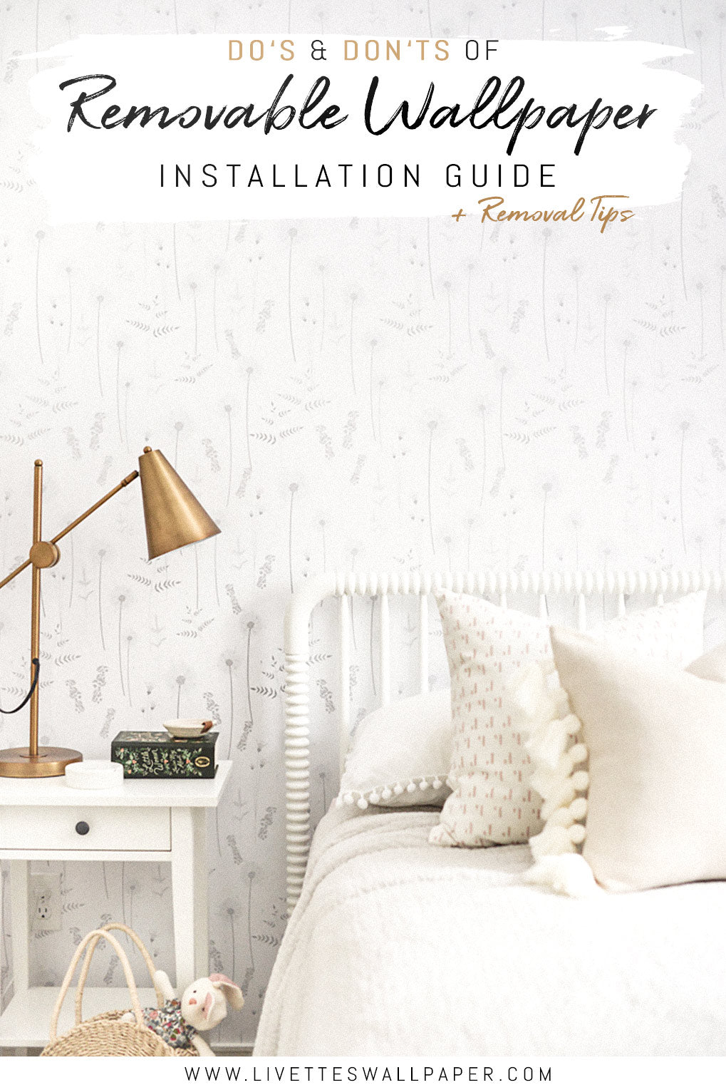 How to Hang Peel and Stick Wallpaper - my favorite tips and tricks!