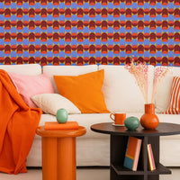 Bright Mini Retro Print Wallpaper