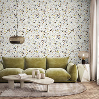 Fall Color Terrazzo Wallpaper