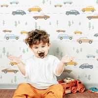 Classic Car Design Kids Wallpaper