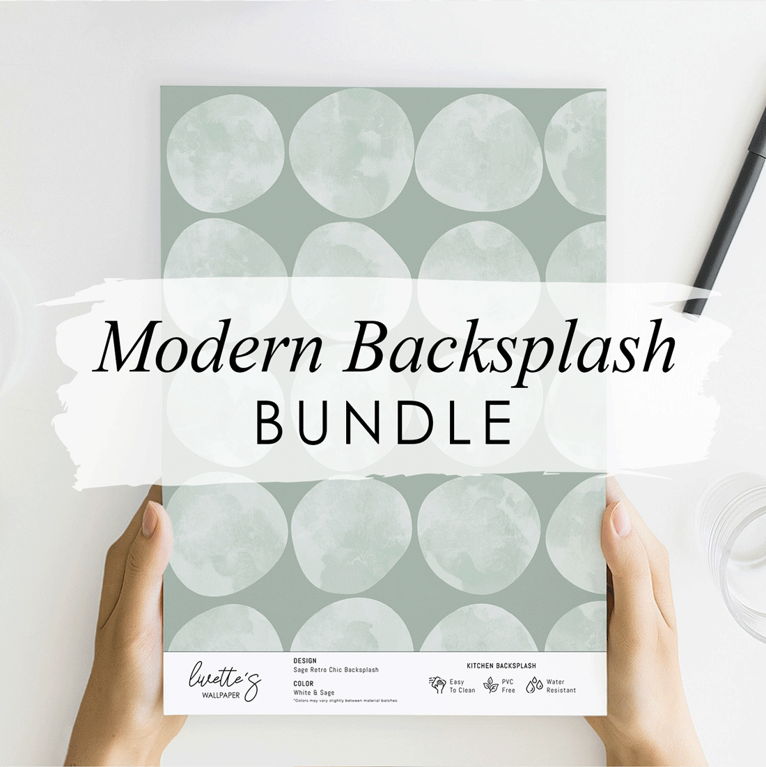 Backsplash Sample Bundle - 5 Modern Backsplash Samples
