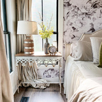 Grey peony wallpaper