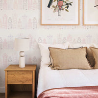 Vintage Houses Wallpaper