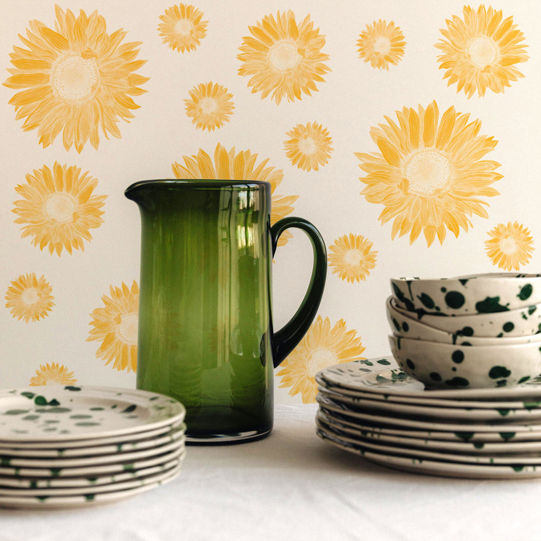 Sunflower Design Wallpaper