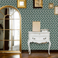 Countryside Florals Pattern Wallpaper