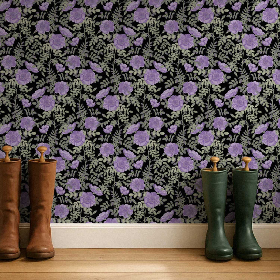 Dark Purple Royal Bloom Wallpaper