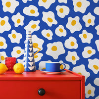 Fun Egg Pattern Wallpaper