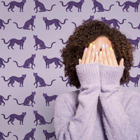 Purple Leopard Wallpaper