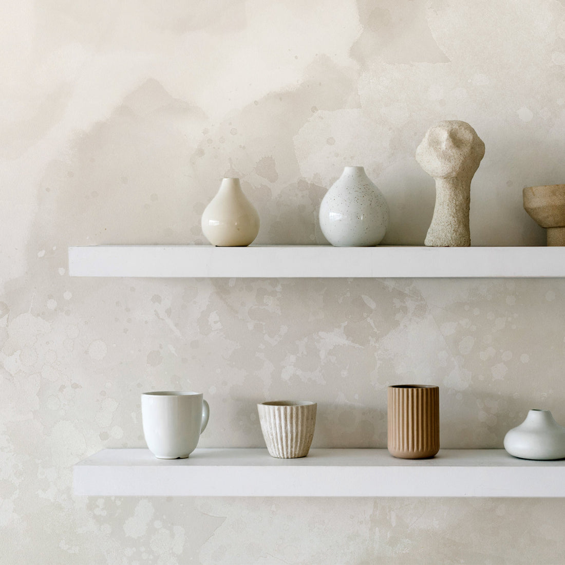 Limewash Paint Texture Wall Mural