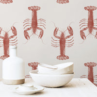 bright red animal print wallpaper peel and stick