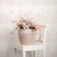 Vintage Houses Wallpaper