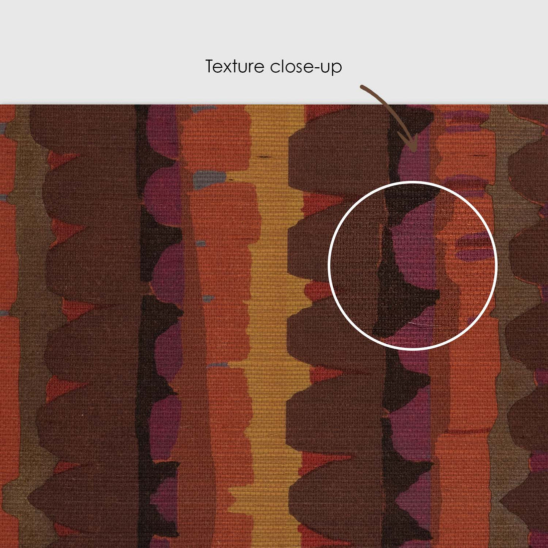 70s Retro Grasscloth Wallpaper