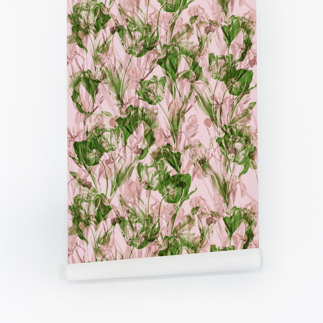 Abstract Floral Wallpaper