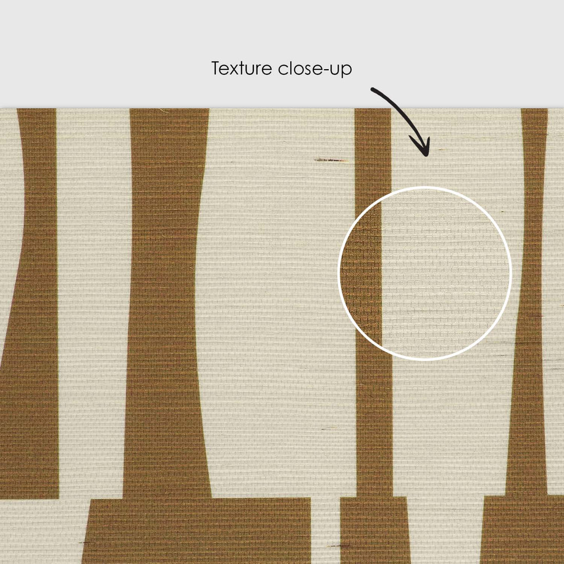 Abstract Geometric Tiles Print Grasscloth Wallpaper