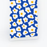 Fun Egg Pattern Wallpaper