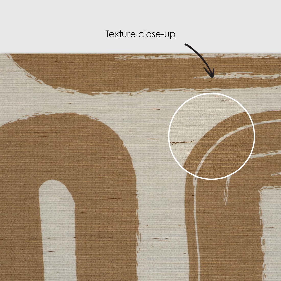 Latte Paintbrush Maze © Design Grasscloth Wallpaper