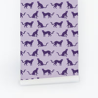 Purple Leopard Wallpaper