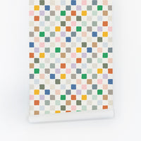 Colorful Checkers Wallpaper