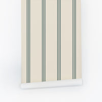 Minimal Oxford Stripes Wallpaper