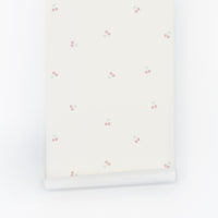 Tiny Pastel Cherries Wallpaper