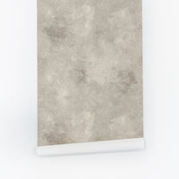 Dark Neutral Venetian Plaster Wallpaper