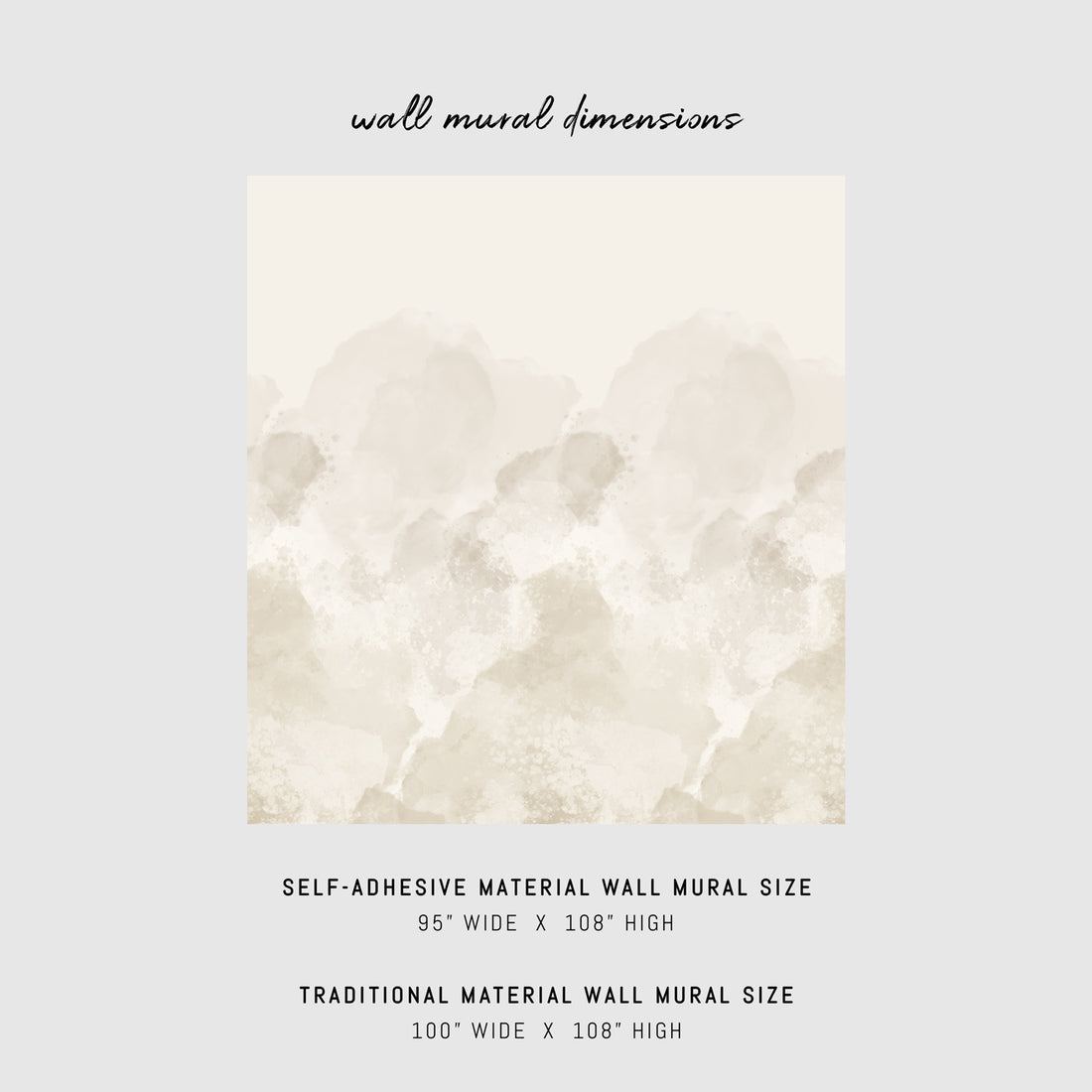 Limewash Paint Texture Wall Mural