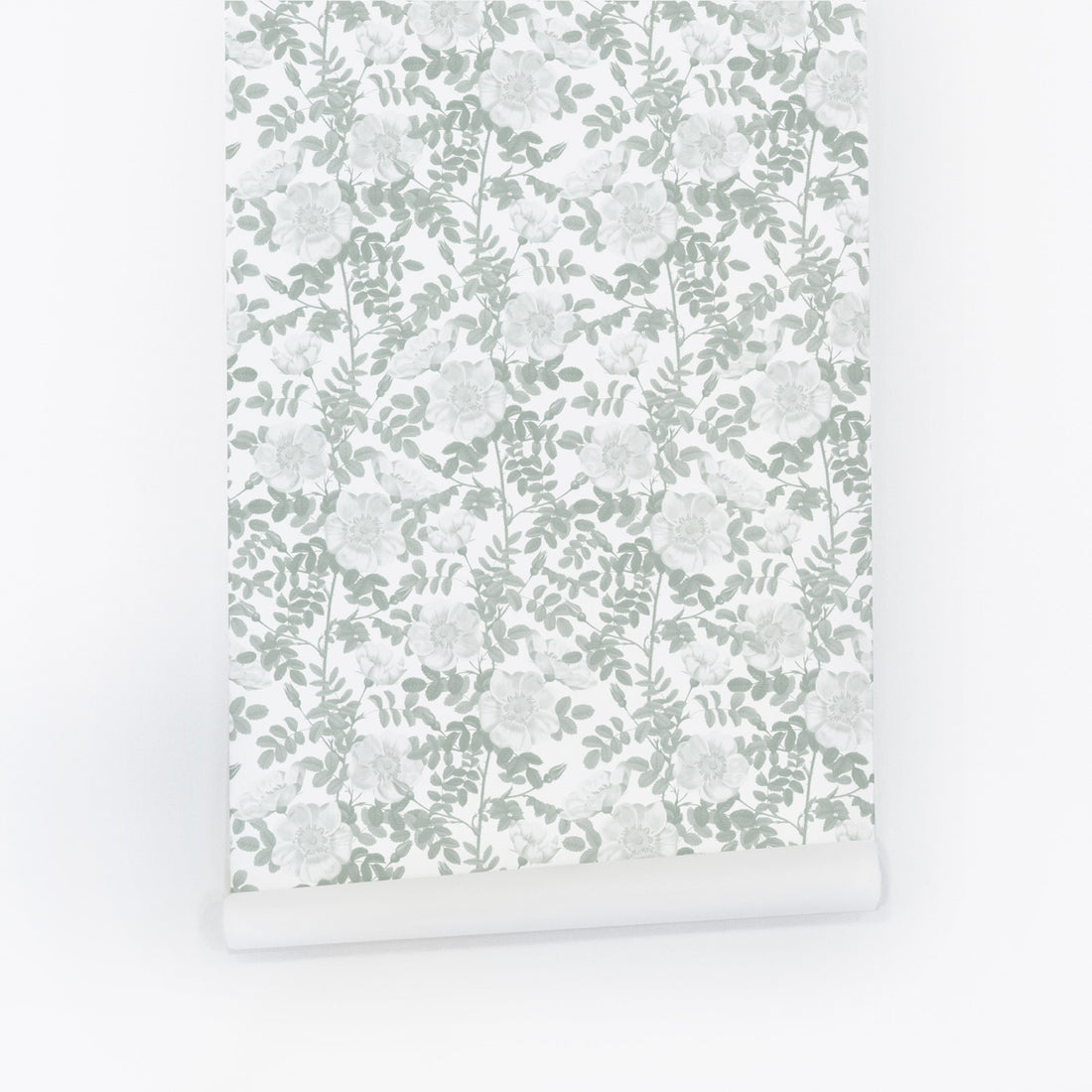 Royal Bloom Wallpaper In Sage Color