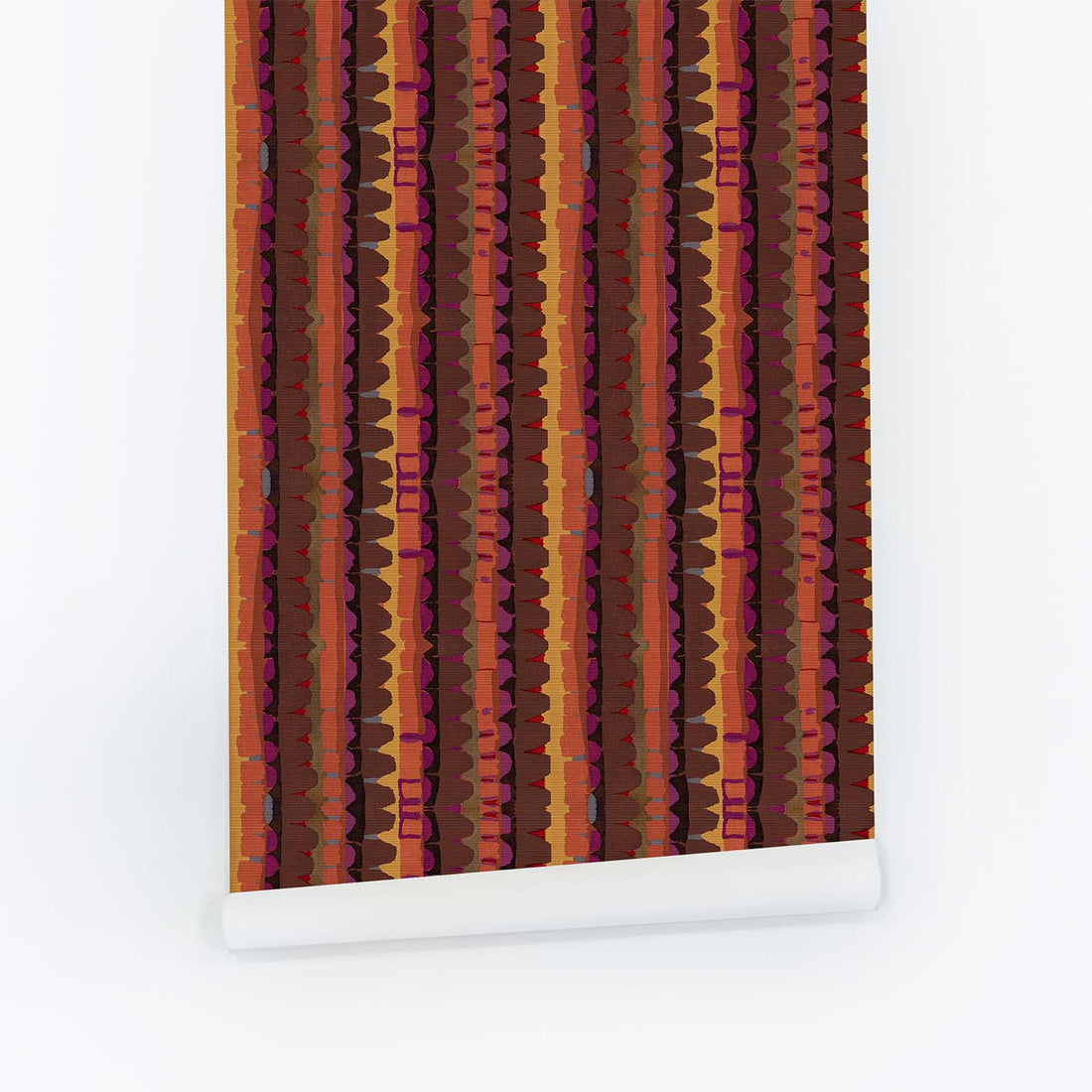 70s Retro Grasscloth Wallpaper