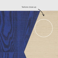 Bold Blue Infinity Wood Block Wallpaper