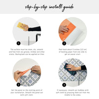 Chain Pattern Backsplash