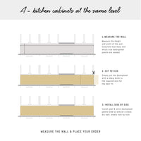 White Wood Planks Print Backsplash