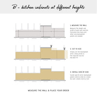 Elegant Watercolor Plaid Design Backsplash In Grey