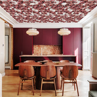 Aster Flower Ceiling Wallpaper