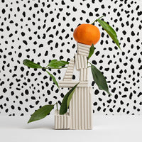 Black dalmatian design removable wallpaper