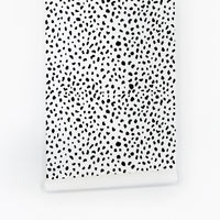 tiny dalmatian print kids wallpaper