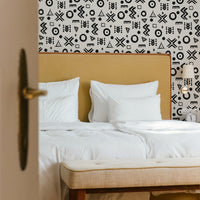 Black Decorative Symbols Wallpaper