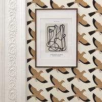 Modern Japandi Style Pigeon Ceiling Wallpaper