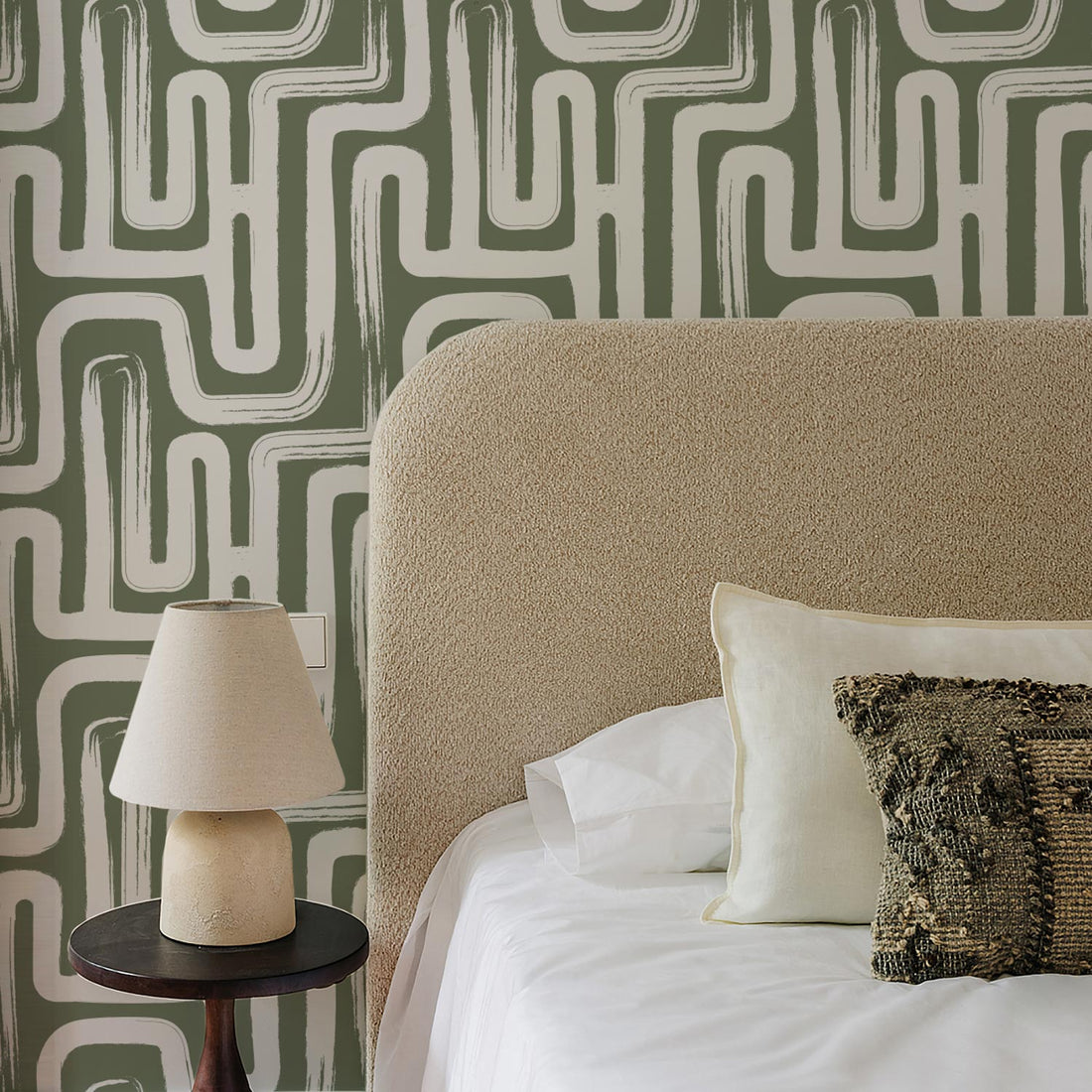 Green Paintbrush Maze © Wallpaper