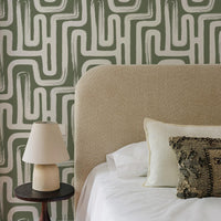 Green Paintbrush Maze © Wallpaper