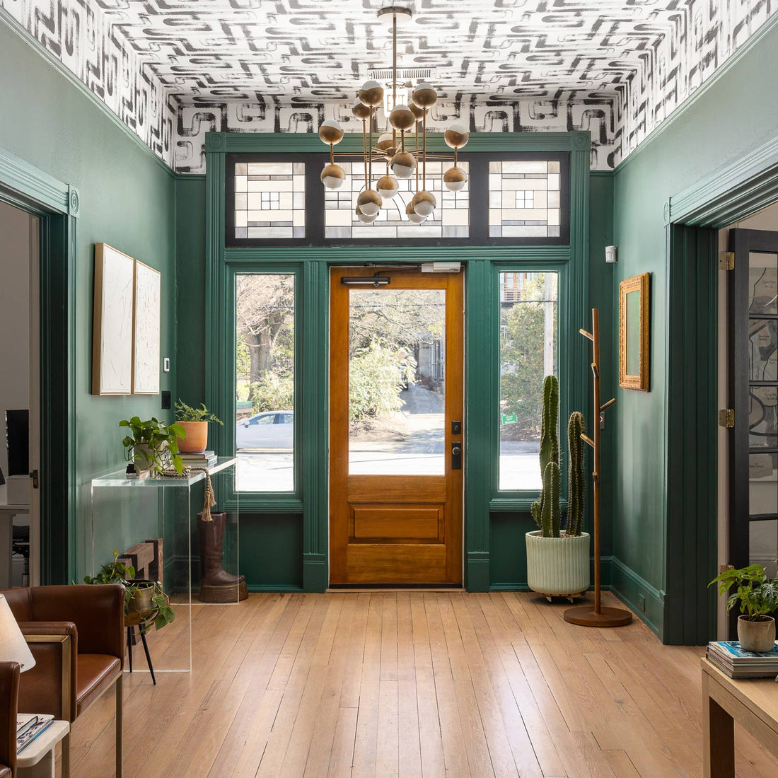 Black & White London Metro Lines © Ceiling Wallpaper