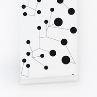 Oversized constellations design wallpaper