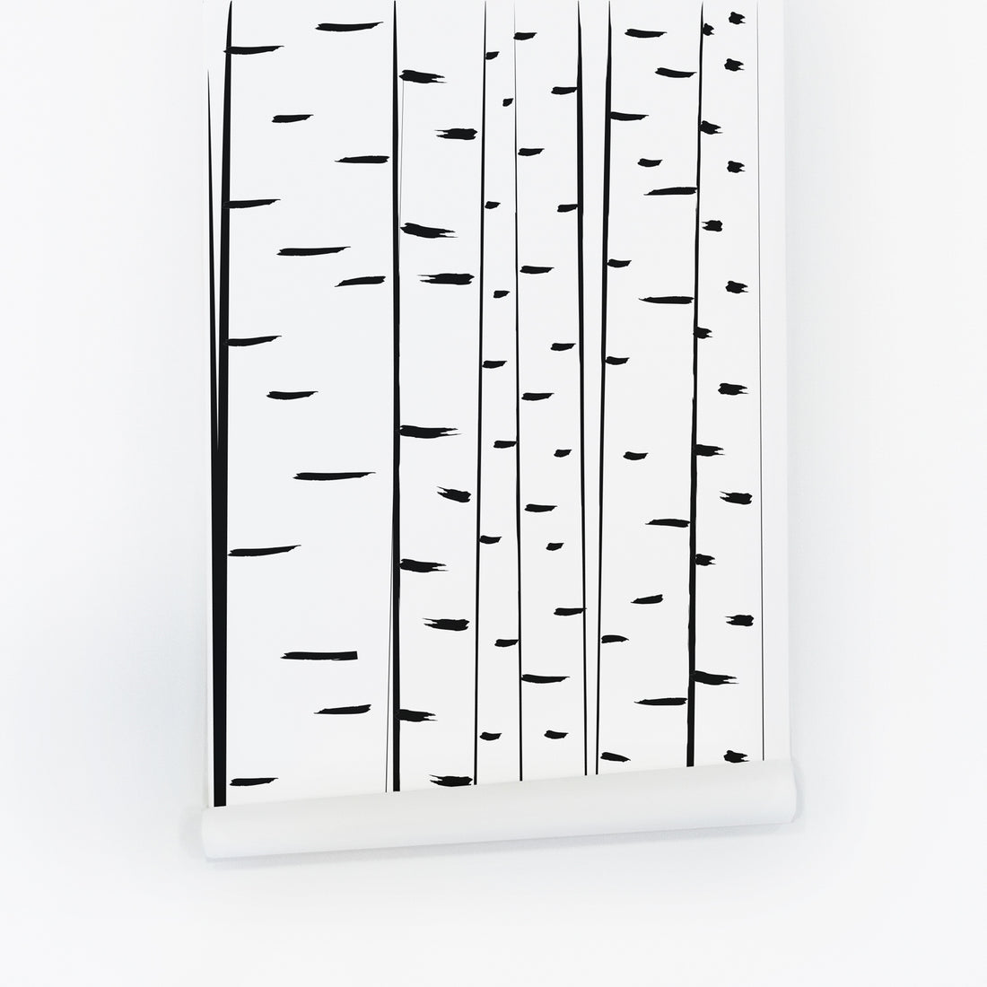 Modern birch tree removable wallpaper