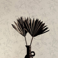 delicate floral print wallpaper with peonies