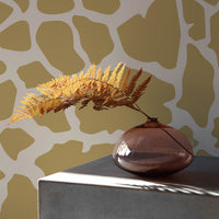 modern wallpaper animal print design in neutral colors