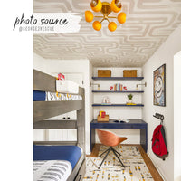 Neutral Paintbrush Maze © Kids Room Wallpaper