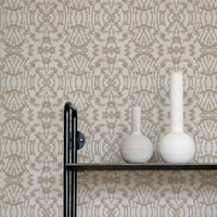 Neutral Tribal Print Wallpaper