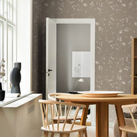 Neutral Wildflower Meadow Wallpaper