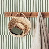 Minimal Olive Lines Wallpaper