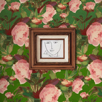Pink Peony Garden Wallpaper