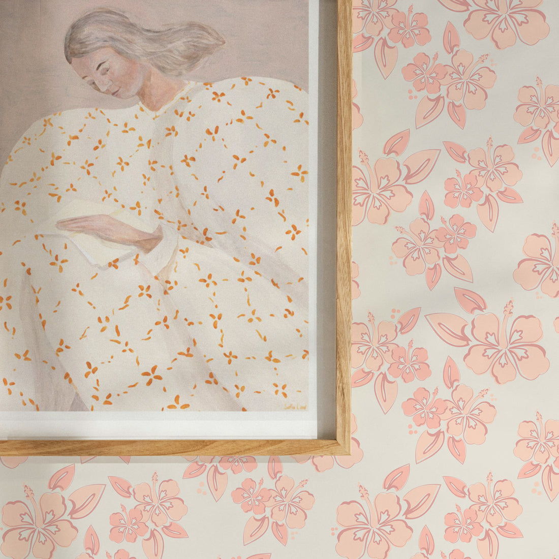 Hawaii Floral Design Wallpaper